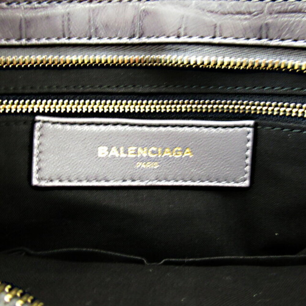 Balenciaga Giant City Shoulder Bag Leather Gray - Picture 6 of 8